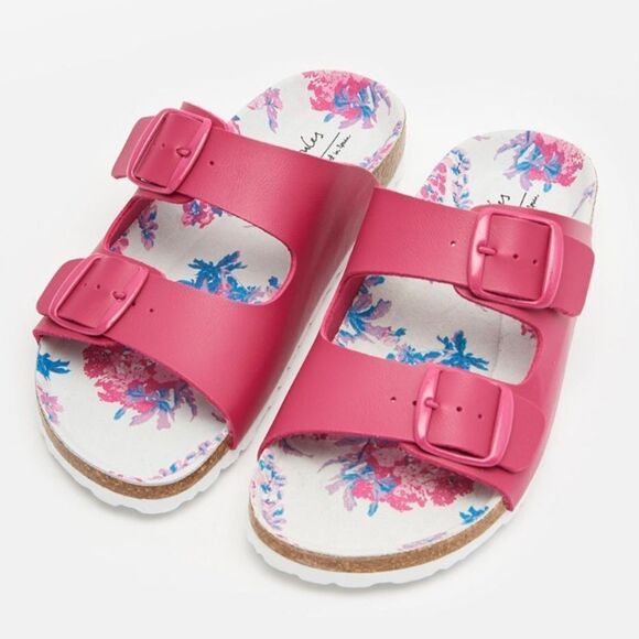 New Joules PENLEY PRINTED SLIDER SANDAL (run big - Picture 6 of 12